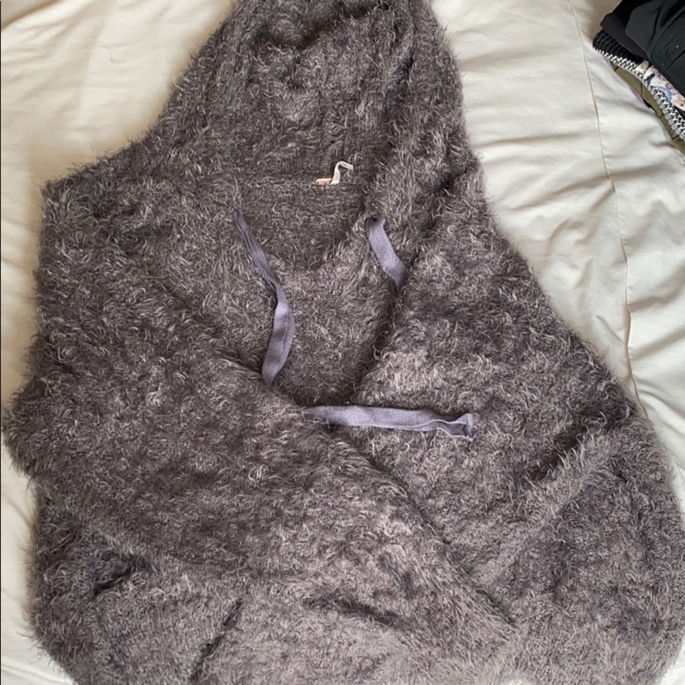 Free people bear hoodie